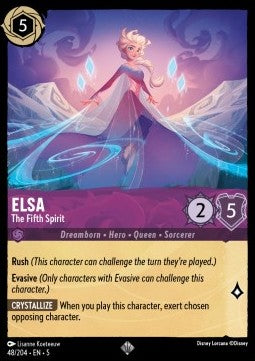 Elsa - Der fünfte Geist 5SSK-48 Super Rare Excellent Deutsch