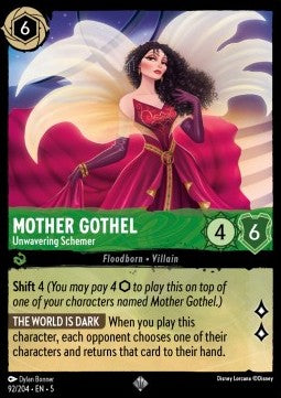 Mother Gothel - Unwavering Schemer 5SSK-92 Super Rare Near Mint Englisch