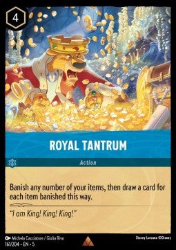 Royal Tantrum 5SSK-161 Rare Near Mint Englisch
