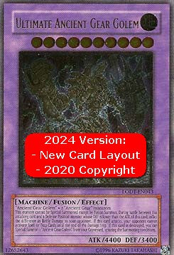 Ultimativer Antiker Antriebsgolem (V.4) LODT-043 Ultimate Rare Near Mint Deutsch