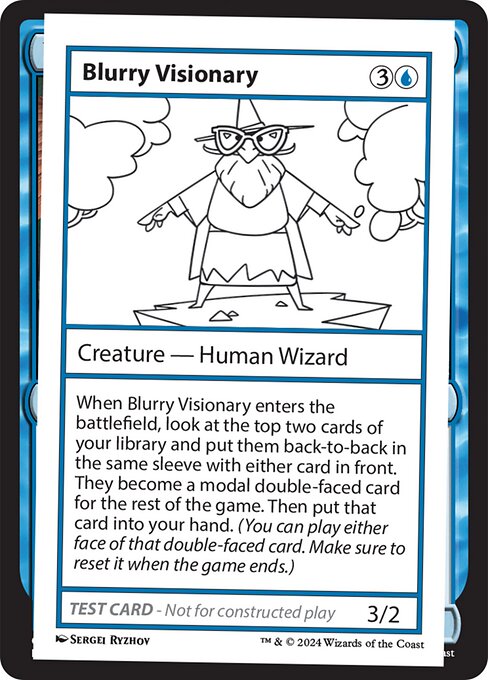 Blurry Visionary MB2PT- Special Near Mint Englisch