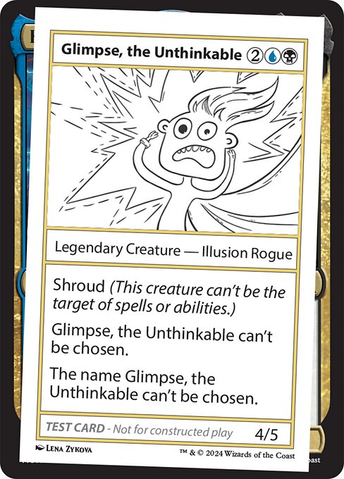 Glimpse the Unthinkable MB2PT- Special Near Mint Englisch