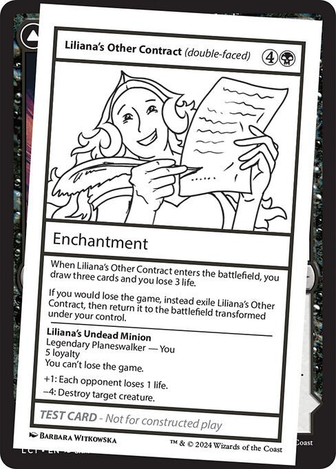 Liliana's Other Contract // Liliana's Undead Minion MB2PT- Special Excellent Englisch