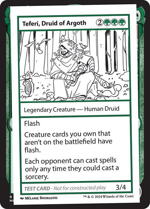 Teferi, Druid of Argoth MB2PT- Special Near Mint Englisch