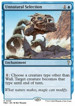 Unnatural Selection MB2-38 Rare Excellent Englisch