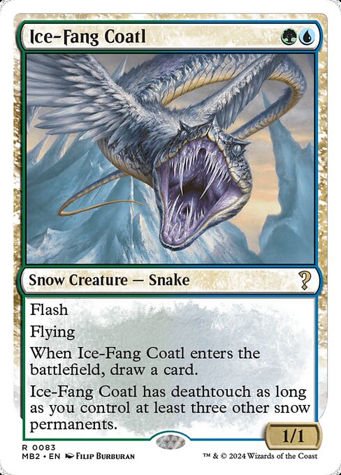 Ice-Fang Coatl MB2-83 Rare Excellent Englisch