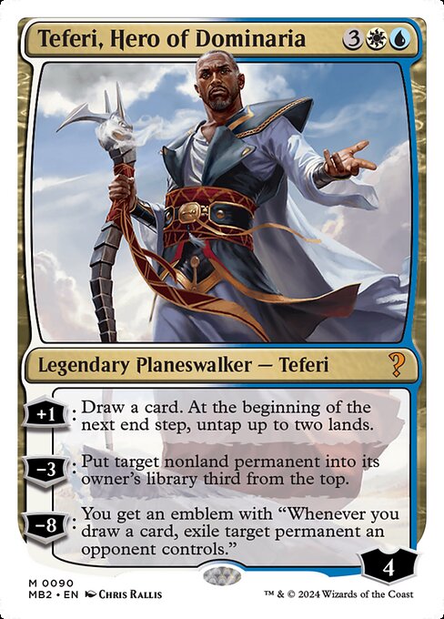 Teferi, Hero of Dominaria MB2-90 Mythic Excellent Englisch