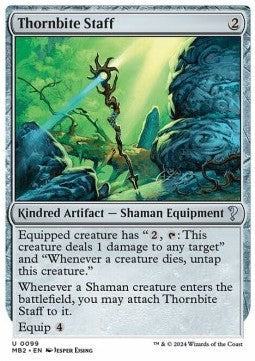Thornbite Staff MB2-99 Uncommon Near Mint Englisch