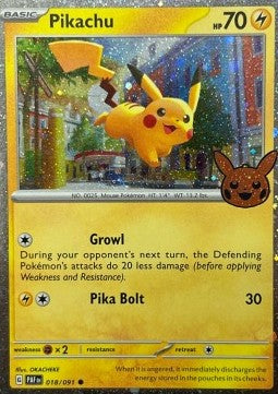 Pikachu BOO24-PAF 018 Promo Near Mint Englisch