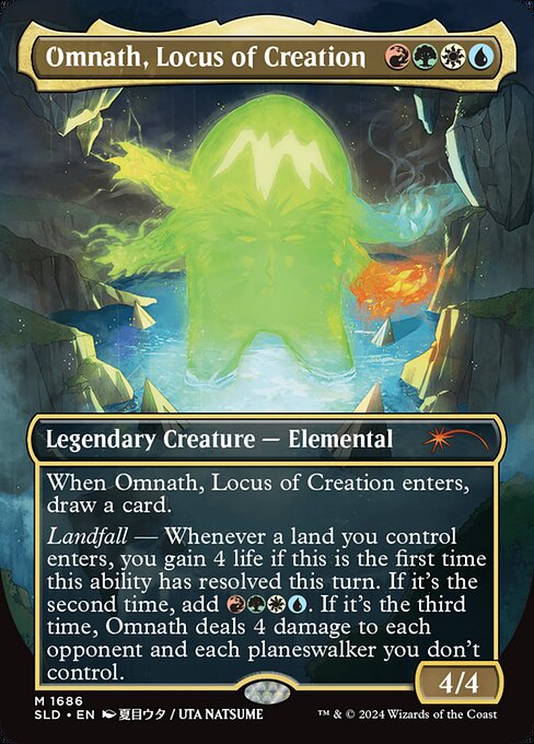 Omnath, Locus of Creation SLD-1686 Mythic Near Mint Englisch Foil