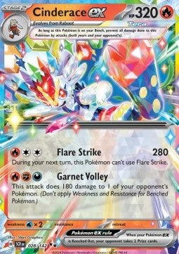 Cinderace ex SCR-028 Double Rare Excellent Englisch