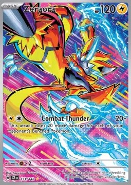 Zeraora SCR-151 Illustration Rare Excellent Deutsch
