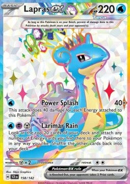 Lapras ex SCR-158 Ultra Rare Near Mint Deutsch