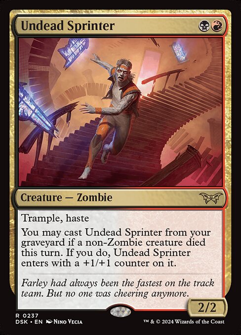 Undead Sprinter DSK-237 Rare Near Mint Englisch
