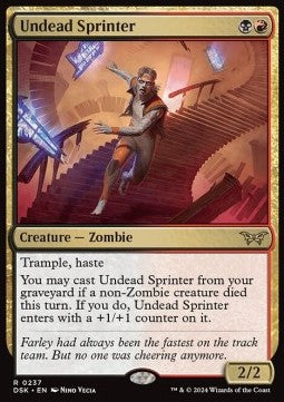 Untoter Sprinter DSK-237 Rare Near Mint Englisch Foil