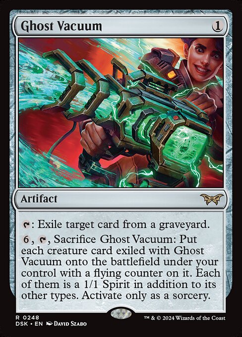 Ghost Vacuum DSK-248 Rare Excellent Englisch Foil