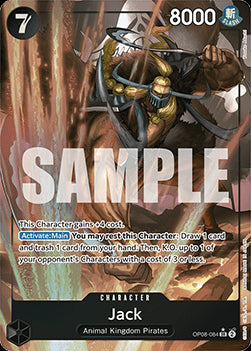 Jack (OP08-084) (V.2) OP08 Alternate Art Near Mint Englisch