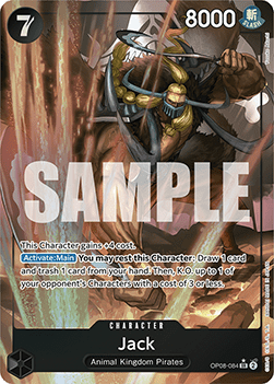 Jack (OP08-084) (V.2) OP08 Alternate Art Excellent Englisch
