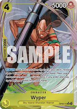 Wyper (OP08-110) (V.2) OP08 Alternate Art Near Mint Englisch