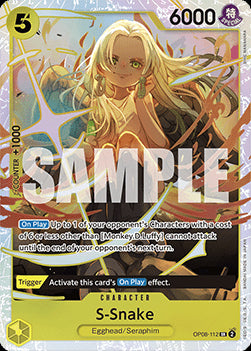 S-Snake (OP08-112) (V.1) OP08 Super Rare Near Mint Englisch