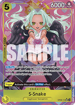 S-Snake (OP08-112) (V.2) OP08 Alternate Art Near Mint Englisch
