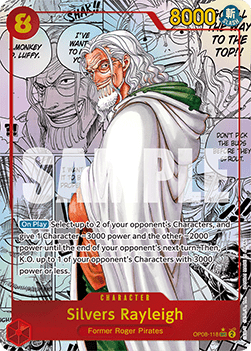 Silvers Rayleigh (OP08-118) (V.3) OP08 Manga Rare Excellent Englisch
