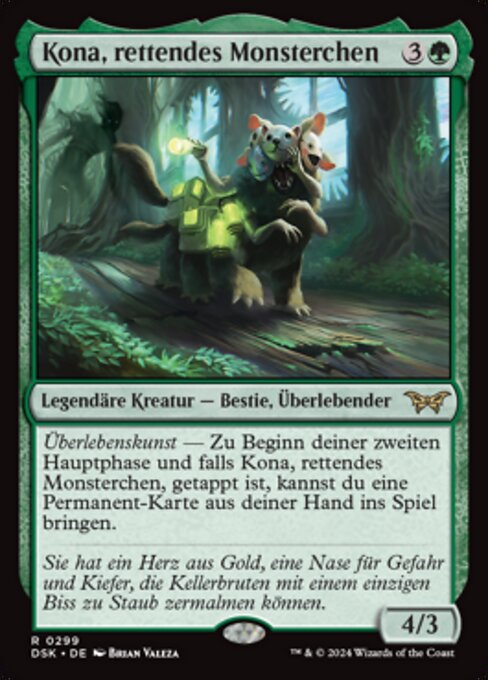 Kona, rettendes Monsterchen (V.1) XDSK-299 Rare Near Mint Deutsch