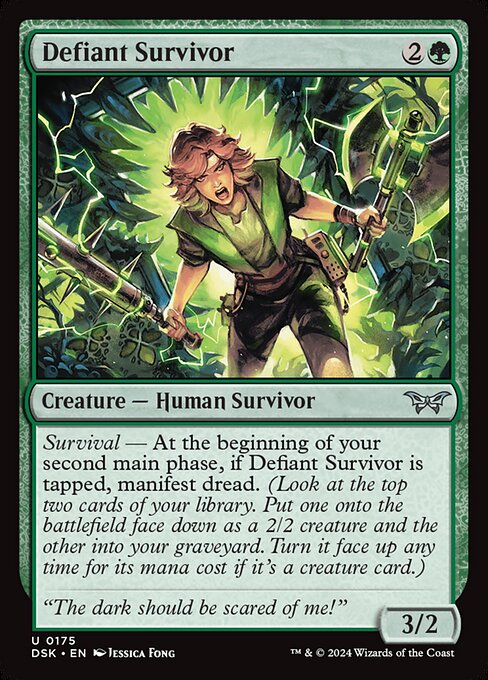 Defiant Survivor DSK-175 Uncommon Near Mint Englisch Foil
