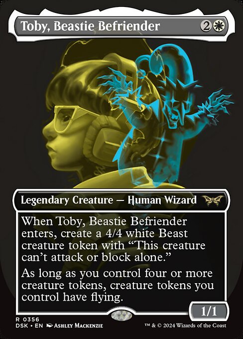 Toby, Beastie Befriender XDSK-356 Rare Excellent Englisch Foil