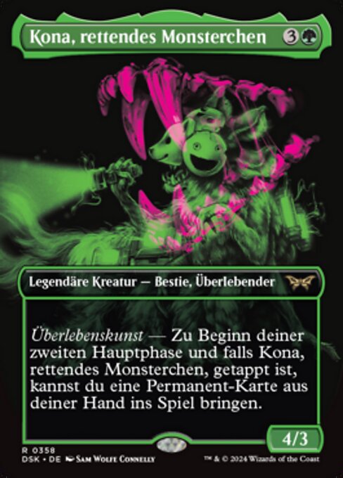 Kona, Rescue Beastie (V.2) XDSK-358 Rare Near Mint Deutsch Foil