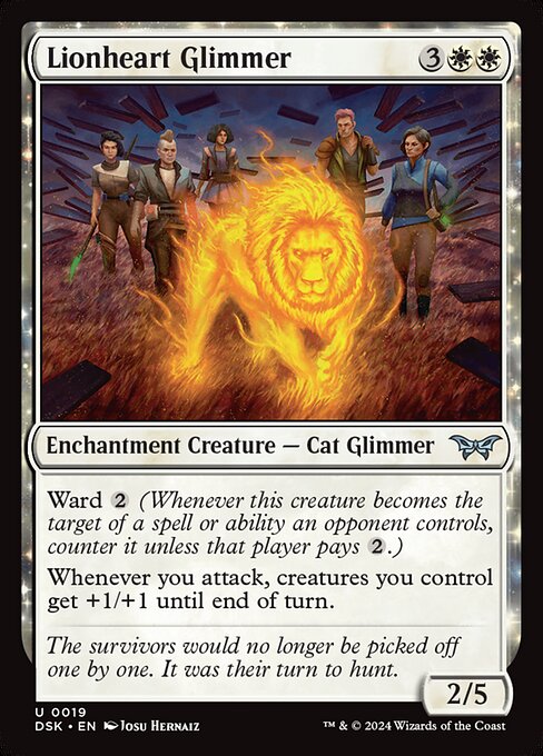 Lionheart Glimmer DSK-19 Uncommon Near Mint Englisch Foil
