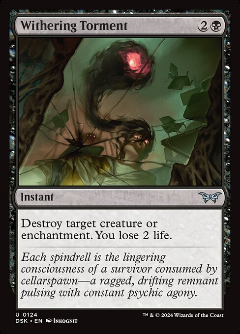 Withering Torment DSK-124 Uncommon Near Mint Englisch