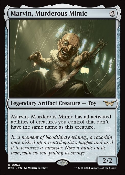 Marvin, Murderous Mimic DSK-253 Rare Near Mint Englisch Foil