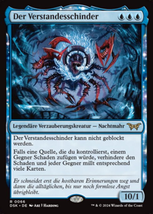 Der Verstandesschinder DSK-66 Rare Near Mint Deutsch Foil