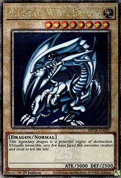 Blue-Eyes White Dragon MP24-001 Quarter Century Secret Rare Near Mint Englisch 1. Auflage