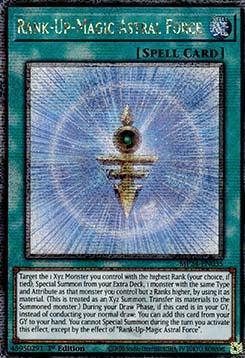 Rangsteigerungszauber Astral-Kraft MP24-DE035 Quarter Century Secret Rare Excellent Deutsch 1. Auflage