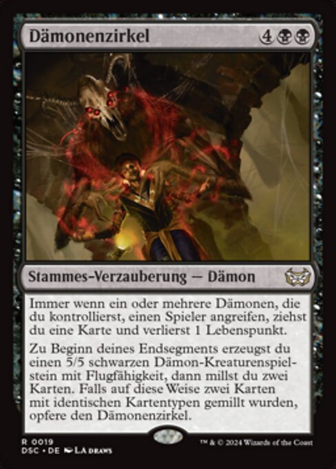 Dämonenzirkel DSC-19 Rare Near Mint Deutsch