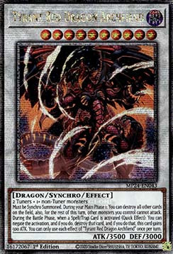 Tyrannen-Rotdrachen-Erzunterweltler MP24-043 Quarter Century Secret Rare Near Mint Deutsch 1. Auflage