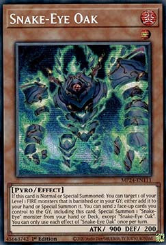 Schlangenauge Eiche MP24-111 Secret Rare Near Mint Deutsch 1. Auflage