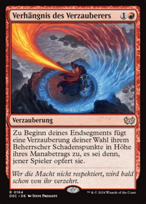 Verhängnis des Verzauberers DSC-164 Rare Near Mint Deutsch