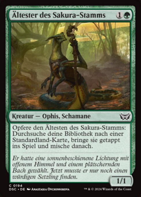 Ältester des Sakura-Stamms DSC-194 Common Near Mint Deutsch