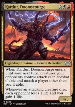 Kardur, Doomskar-Krieger DSC-223 Uncommon Near Mint Deutsch