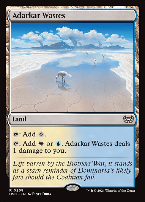 Adarkar Wastes DSC-258 Rare Near Mint Englisch