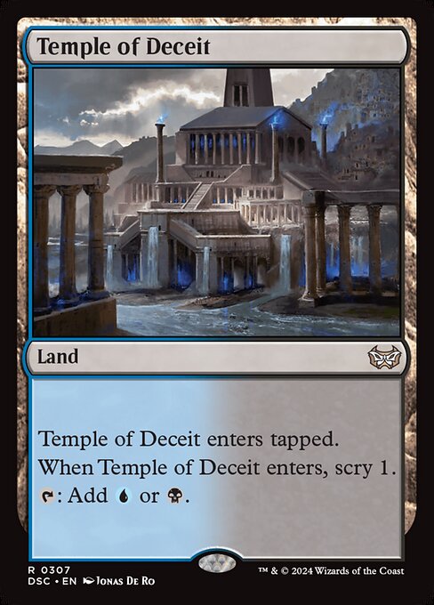 Temple of Deceit DSC-307 Rare Near Mint Englisch