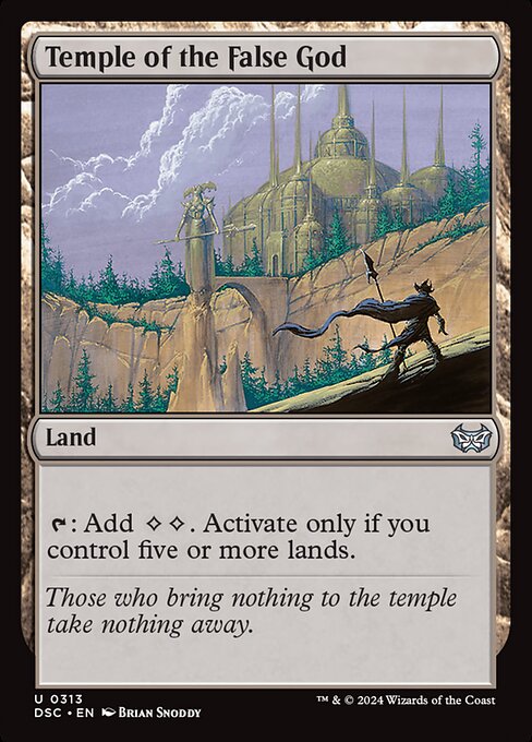 Temple of the False God DSC-313 Uncommon Near Mint Englisch