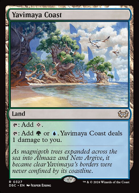 Yavimaya Coast DSC-327 Rare Near Mint Englisch