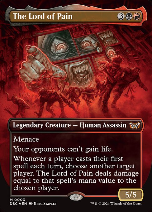 The Lord of Pain DSC-3 Mythic Near Mint Englisch Foil