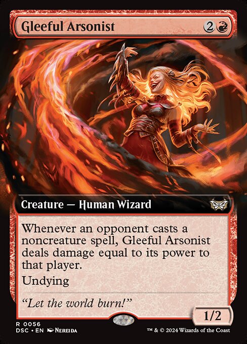 Gleeful Arsonist XDSC-56 Rare Excellent Englisch