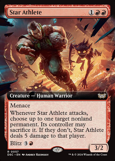 Star Athlete XDSC-57 Rare Near Mint Englisch