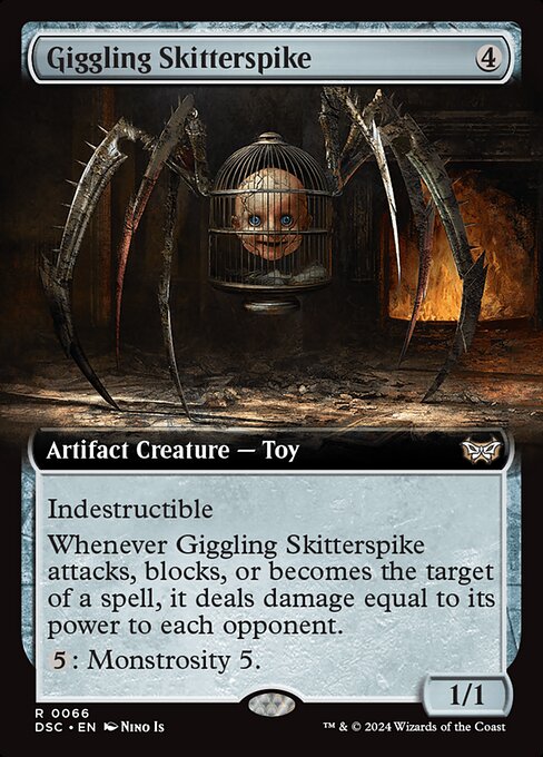 Giggling Skitterspike XDSC-66 Rare Near Mint Englisch